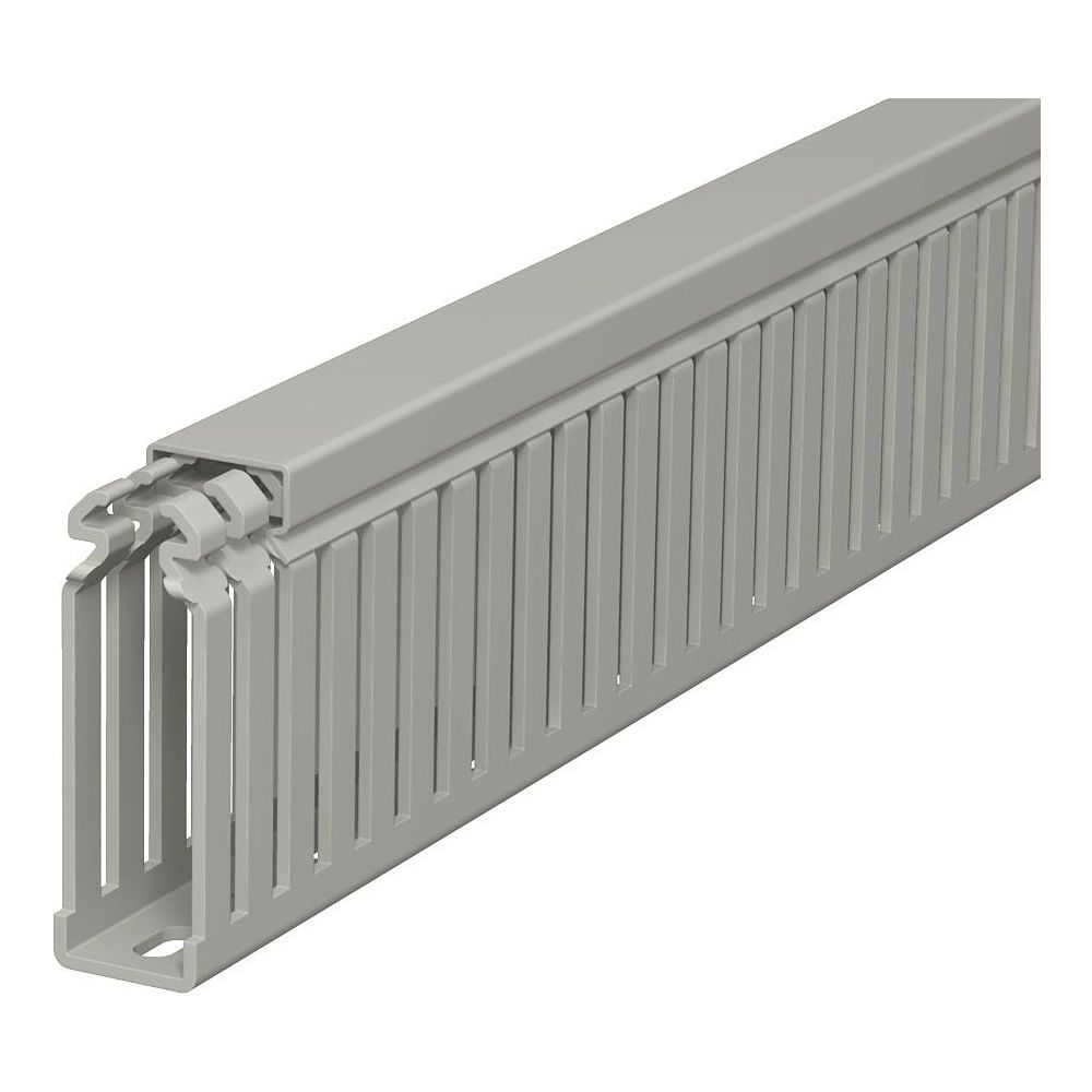OBO Bettermann Verdrahtungskanal LKV 75025, 75x25x2000mm, PVC, Steingrau... OBO-6178320 4012196010196 (Abb. 5)