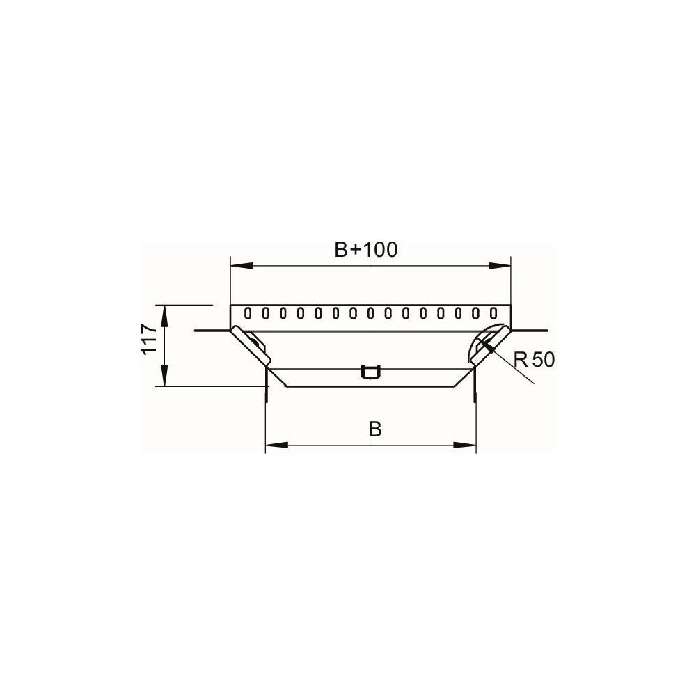 OBO Bettermann Anbau-Abzweigstück RAA 610, 60x100mm, Stahl, bandverzinkt... OBO-6040403 4012196379392 (Abb. 5)