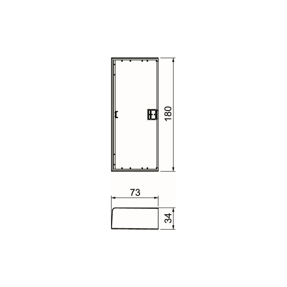 OBO Bettermann Endstück SIGNA BASE ES70170, 180x73mm, Kunststoff, Weiß... OBO-6132781 4012196721894 (Abb. 3)