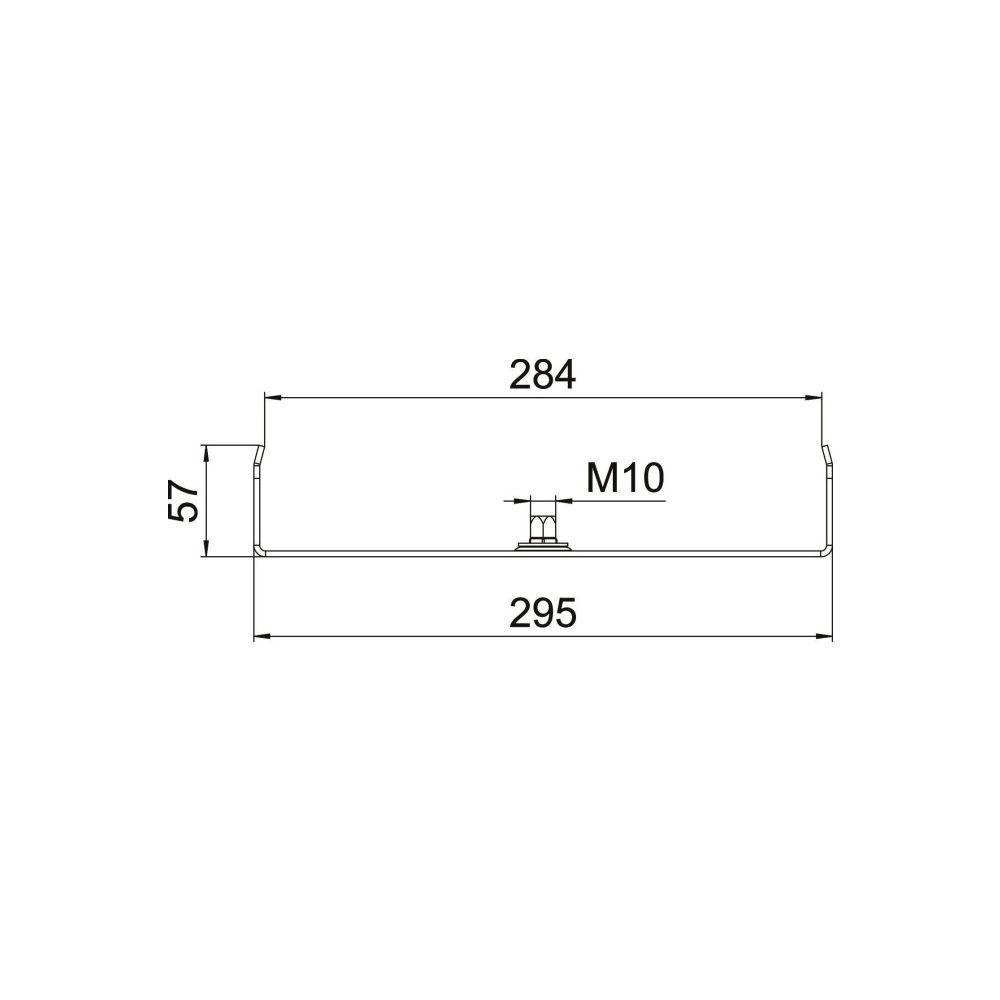 OBO Bettermann Mittenabhängung MAH 60 300, B300mm, Stahl, Zink... OBO-6358717 4012196939558 (Abb. 2)