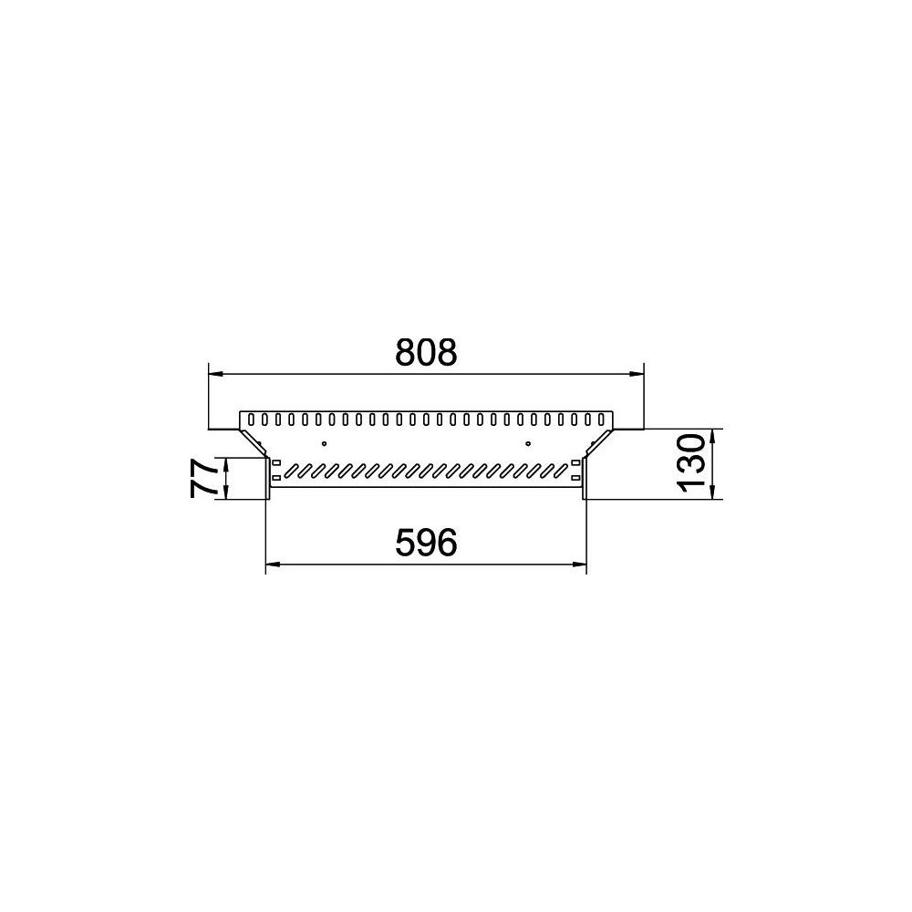 OBO Bettermann Anbau-Abzweigstück RAA 660 FS, 60mm Höhe 600mm Breite, Stahl, Zink... OBO-6042123 4012197337346 (Abb. 2)