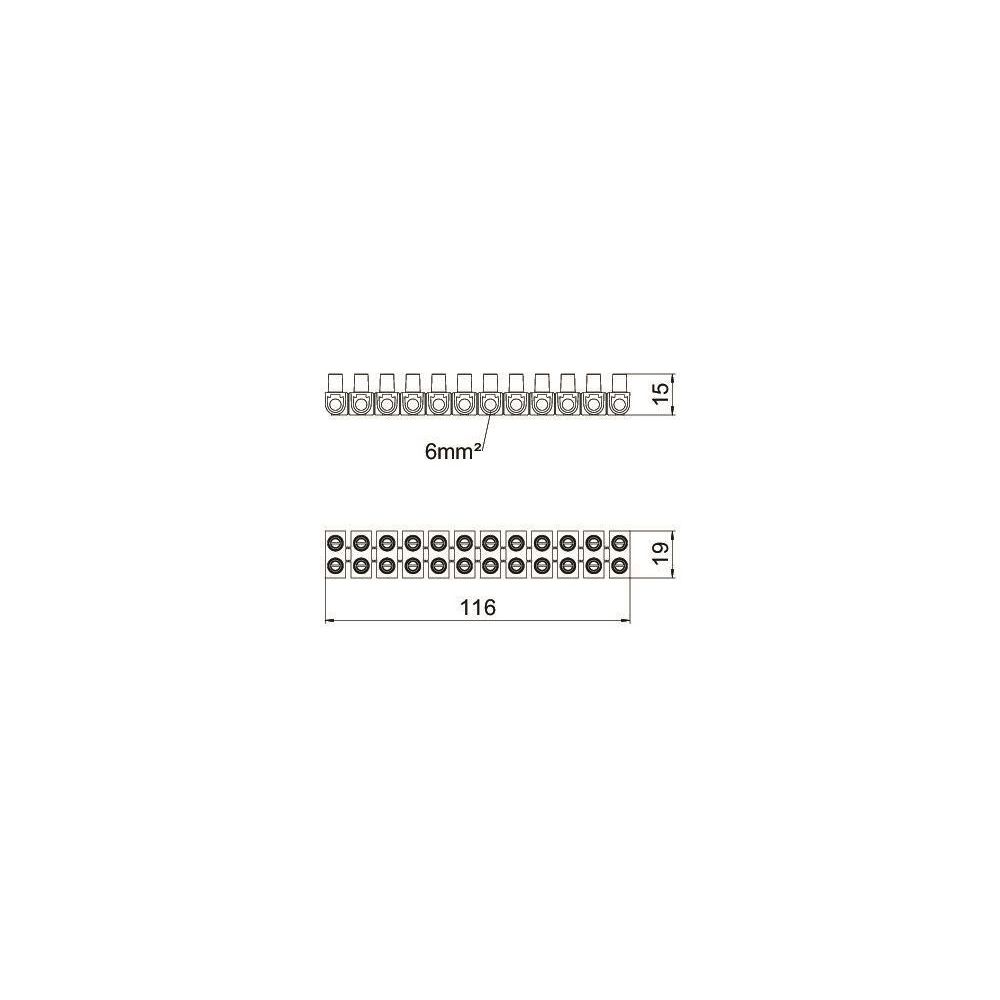 OBO Bettermann Reihenlüsterklemme 74 CE WS/ORLK, 6mm2, Polypropylen, weiß... OBO-2056708 4012197471231 (Abb. 2)