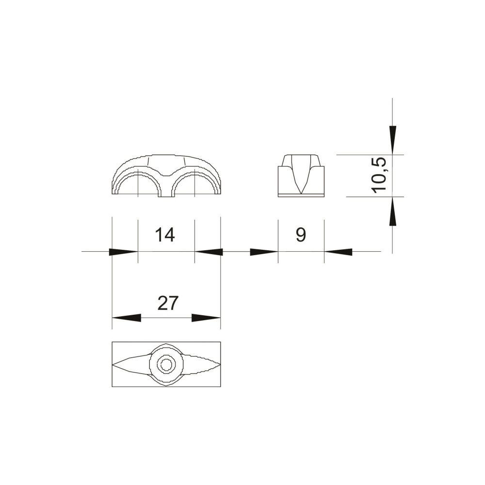 OBO Bettermann Doppel-ISO-Nagelschelle 3030 2, 7-11mm, Kunststoff, Lichtgrau... OBO-2213117 4012195213017 (Abb. 2)