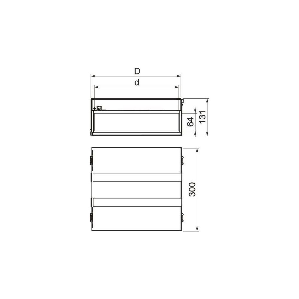 OBO Bettermann Brandschutzbox PYROPLUG MagicBox PMB 610-4, 131x123x300mm, Edelstahl... OBO-7204000 4012196811984 (Abb. 3)