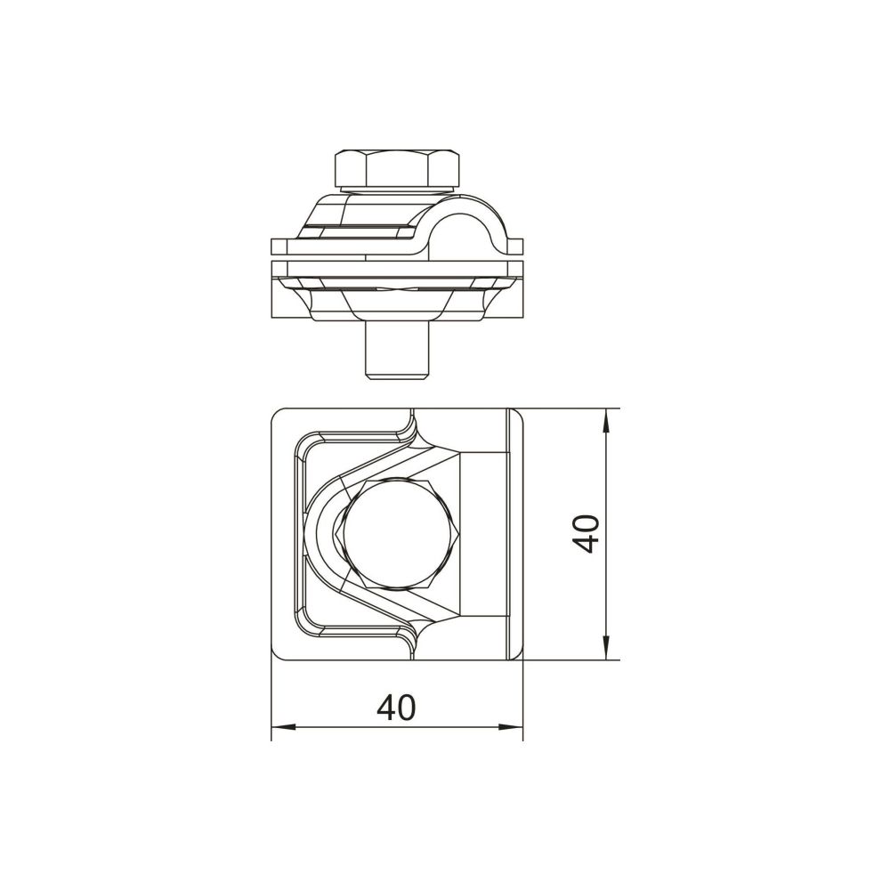 OBO Bettermann Schnellverbinder Vario, 8-10mm, Edelstahl 304, 5311551... OBO-5311551 4012195417910 (Abb. 2)