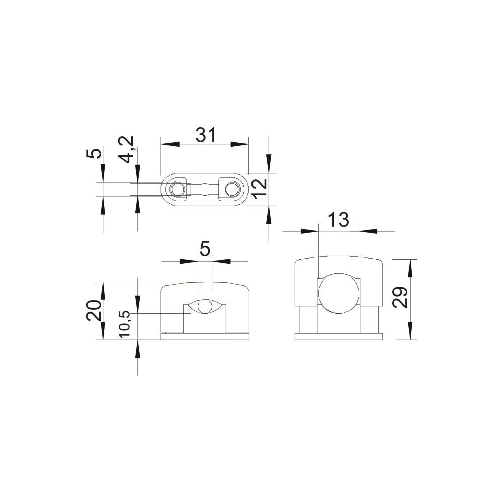 OBO Bettermann SOM-Schelle 3079, 5-14mm, Kunststoff, Lichtgrau, 2124149... OBO-2124149 4012195196570 (Abb. 2)