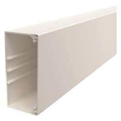 OBO Bettermann Wand- und Deckenkanal WDK 60130, 60x130x2000mm, Kunststoff, Reinweiß... OBO-6191223 4012196363377 (Abb. 1)