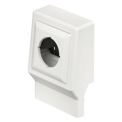 OBO Bettermann Geräteträger SL ETler2050, 1 Geräteeinheit, Kunststoff, Weiß, RAL 9010... OBO-6132238 4012196720651 (Abb. 1)