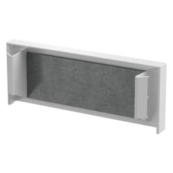 OBO Bettermann Endstück PLM EP 0410 RW, 105x20x41mm, Stahl, Weiß... OBO-7218088 4012197310264 (Abb. 1)