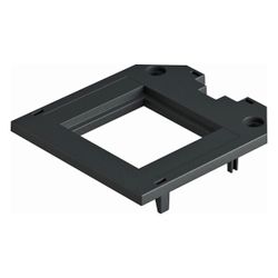 OBO Bettermann Abdeckplatte UT3 P1, 82,5x76x4mm, Polyamid, Schwarz... OBO-7408751 4012196435319 (Abb. 1)