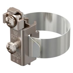 OBO Bettermann Banderdungsschelle 927 0, 8-22mm, Messing vernickelt... OBO-5057507 4012195388517 (Abb. 1)