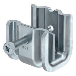 OBO Bettermann Trägerklammer SSP 6-21 M6 FT, 6-21mm, Stahl, feuerverzinkt... OBO-1486232 4012196342112 (Abb. 1)