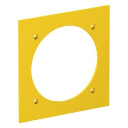 OBO Bettermann Abdeckplatte VH-P3, 95x95mm, Polyamid, Rapsgelb... OBO-6109838 4012195125310 (Abb. 1)