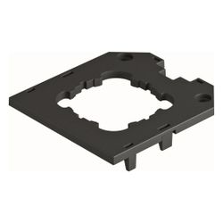 OBO Bettermann Abdeckplatte UT3 D1, 82,5mm, Polyamid, Schwarz... OBO-7408781 4012196435371 (Abb. 1)