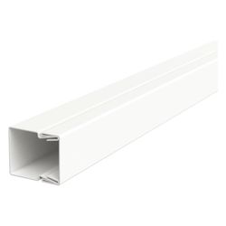 OBO Bettermann Leitungsführungskanal LKM 20020, 2000x20x24mm, Stahl, Reinweiß... OBO-6248462 4012196651795 (Abb. 1)