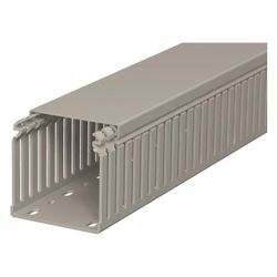 OBO Bettermann Verdrahtungskanal LKV 75075, 75x75x2000mm, PVC, Steingrau... OBO-6178326 4012196010509 (Abb. 1)