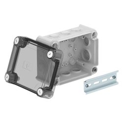 OBO Bettermann Kabelabzweigkasten T 100 HD TR rechteckig, 150x116x83mm, IP66, Kunststoff, ... OBO-2007752 4012195985945 (Abb. 1)