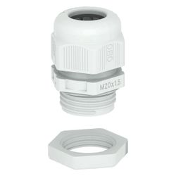 OBO Bettermann Kabelverschraubung V-TEC VM20+ LGR, M20, IP68, 6-13mm, Polyamid, Lichtgrau... OBO-2022766 4012195860945 (Abb. 1)