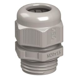 OBO Bettermann Kabelverschraubung V-TEC VM20, M20x1,5, IP68, Polyamid, Lichtgrau RAL7035... OBO-2022866 4012195533658 (Abb. 1)