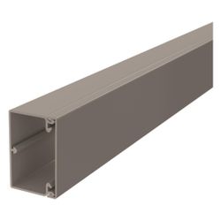 OBO Bettermann Leitungsführungskanal WDK 40x60x2.000mm, Bodenlochung, PVC, Grau... OBO-6025633 4012196029112 (Abb. 1)