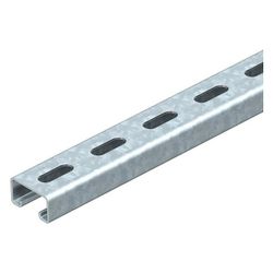OBO Bettermann Profilschiene MS 21 MS4121P2000FS, 2000x41x21mm, Stahl, bandverzinkt... OBO-1122918 4012195686262 (Abb. 1)