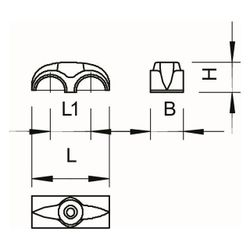 OBO Bettermann Doppel-ISO-Nagelschelle 3030 2, 7-11mm, Kunststoff, Lichtgrau... OBO-2213117 4012195213017 (Abb. 1)