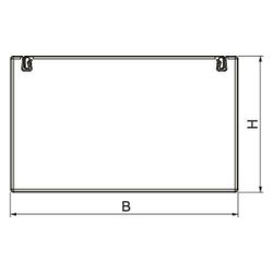 OBO Bettermann Brandschutzkanal PLM D 1220 RW, 120x200x2000mm, Stahl, Weiß, 7218014... OBO-7218014 4012197351311 (Abb. 1)