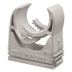 OBO Bettermann Multi-Quick-Schelle M-Quick M25, 20-25mm, Polyamid, Lichtgrau... OBO-2153726 4012195741732 (Abb. 1)