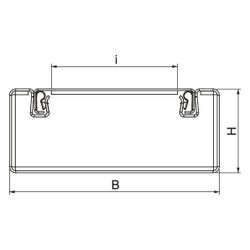 OBO Bettermann Installationskanal PYROLINE Rapid PLM D 0410 FS, 40x100x2000mm, Stahl, Grau... OBO-7218004 4012197351212 (Abb. 1)