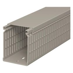 OBO Bettermann Verdrahtungskanal LK4/N 80060, 80x60x2000mm, PVC, Steingrau, 6178229... OBO-6178229 4012196006052 (Abb. 1)