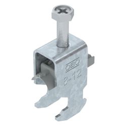 OBO Bettermann Bügelschelle 2056 BS-H1-K-12 FT, 8-12mm, Stahl, feuerverzinkt... OBO-1186202 4012196846931 (Abb. 1)