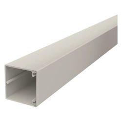 OBO Bettermann Leitungsführungskanal WDK, 60x60x2000mm, Bodenlochung, PVC, Lichtgrau... OBO-6027105 4012196667994 (Abb. 1)