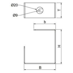 OBO Bettermann Kabelbügel PLM CB 1220 FS, 94x45x102mm, 7218150... OBO-7218150 4012197310479 (Abb. 1)