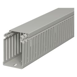 OBO Bettermann Verdrahtungskanal LKV 75050, 75x50x2000mm, PVC, Steingrau... OBO-6178324 4012196010400 (Abb. 1)
