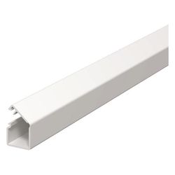 OBO Bettermann Minikanal WDK MD12, 12,5x12,5x2000mm, PVC, Reinweiß... OBO-6150284 4012196493036 (Abb. 1)