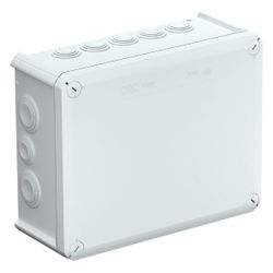 OBO Bettermann Abzweigkasten T 250, 9xM25 7xM32 IP66, Kunststoff, Lichtgrau... OBO-2007109 4012195246817 (Abb. 1)