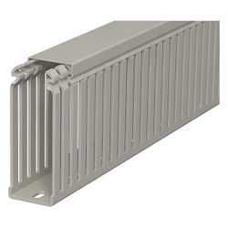 OBO Bettermann Verdrahtungskanal LKV 10037, 100x37,5x2000mm, PVC, Grau... OBO-6178334 4012196010806 (Abb. 1)
