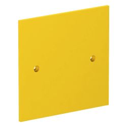 OBO Bettermann Abdeckplatte VH-P1, 95x95mm, Polyamid, Rapsgelb, 6109842... OBO-6109842 4012195125334 (Abb. 1)