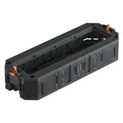 OBO Bettermann Universalträger UT4 45 4, 208x76x40mm, Polyamid, Graphitschwarz, 7408727... OBO-7408727 4012196435265 (Abb. 1)