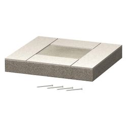 OBO Bettermann Endstück BSK-E090506, 95x120mm, Glasfaser-Leichtbeton, Grau... OBO-7215250 4012195430360 (Abb. 1)