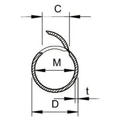 OBO Bettermann Quick-Pipe 2953 M20, 2m, PVC, Lichtgrau RAL7035... OBO-2153912 4012195027799 (Abb. 1)