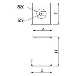 OBO Bettermann Kabelbügel PLM CB 0810 FS, 44x45x62mm... OBO-7218148 4012197310455 (Abb. 1)