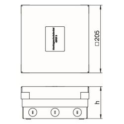 OBO Bettermann Bodentank UDHOME4 2V V, 202x202mm, 2 Gerätebecher, Edelstahl, 7427200... OBO-7427200 4012195916383 (Abb. 1)