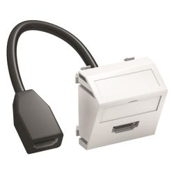 OBO Bettermann Multimediaträger MTS-HD F RW1, 45x45x26mm, Kunststoff, Weiß... OBO-6104838 4012195899082 (Abb. 1)