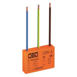 OBO Bettermann Überspannungsschutzmodul ÜSM-A, 230V, 255V, 1,3kV, akustisch... OBO-5092451 4012195080886 (Abb. 1)