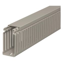 OBO Bettermann Verdrahtungskanal LKV 75037, 75x37,5x2000mm, PVC, Steingrau... OBO-6178322 4012196010318 (Abb. 1)