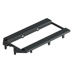 OBO Bettermann Abdeckplatte UT4 P3, 147x76x4mm, Polyamid, Schwarz, 7408761... OBO-7408761 4012196435333 (Abb. 1)
