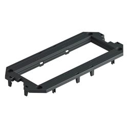 OBO Bettermann Abdeckplatte UT3 P3, 165x76x4mm, Polyamid, Schwarz, 7408753... OBO-7408753 4012196435326 (Abb. 1)