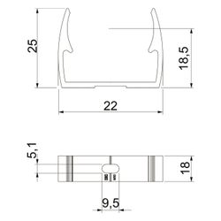 OBO Bettermann Quick-Schelle ALQ M16, M16, Aluminium... OBO-2149916 4012196409235 (Abb. 1)