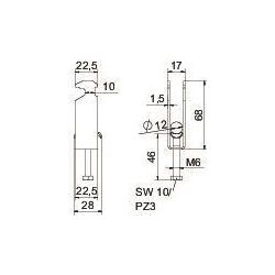 OBO Bettermann Bügelschelle 2056 BS-H3-M-12, 8-12mm, Stahl, Feuerverzinkt... OBO-1186004 4012196848546 (Abb. 1)